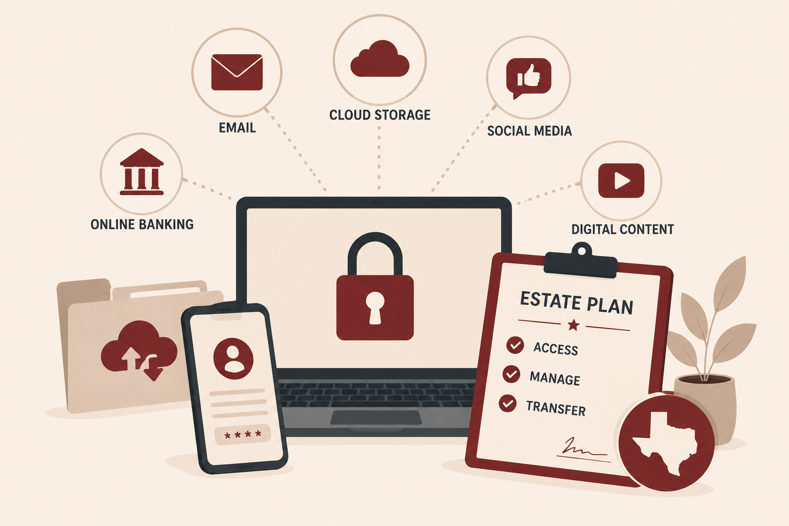 Digital assets that may be involved in Texas estate planning