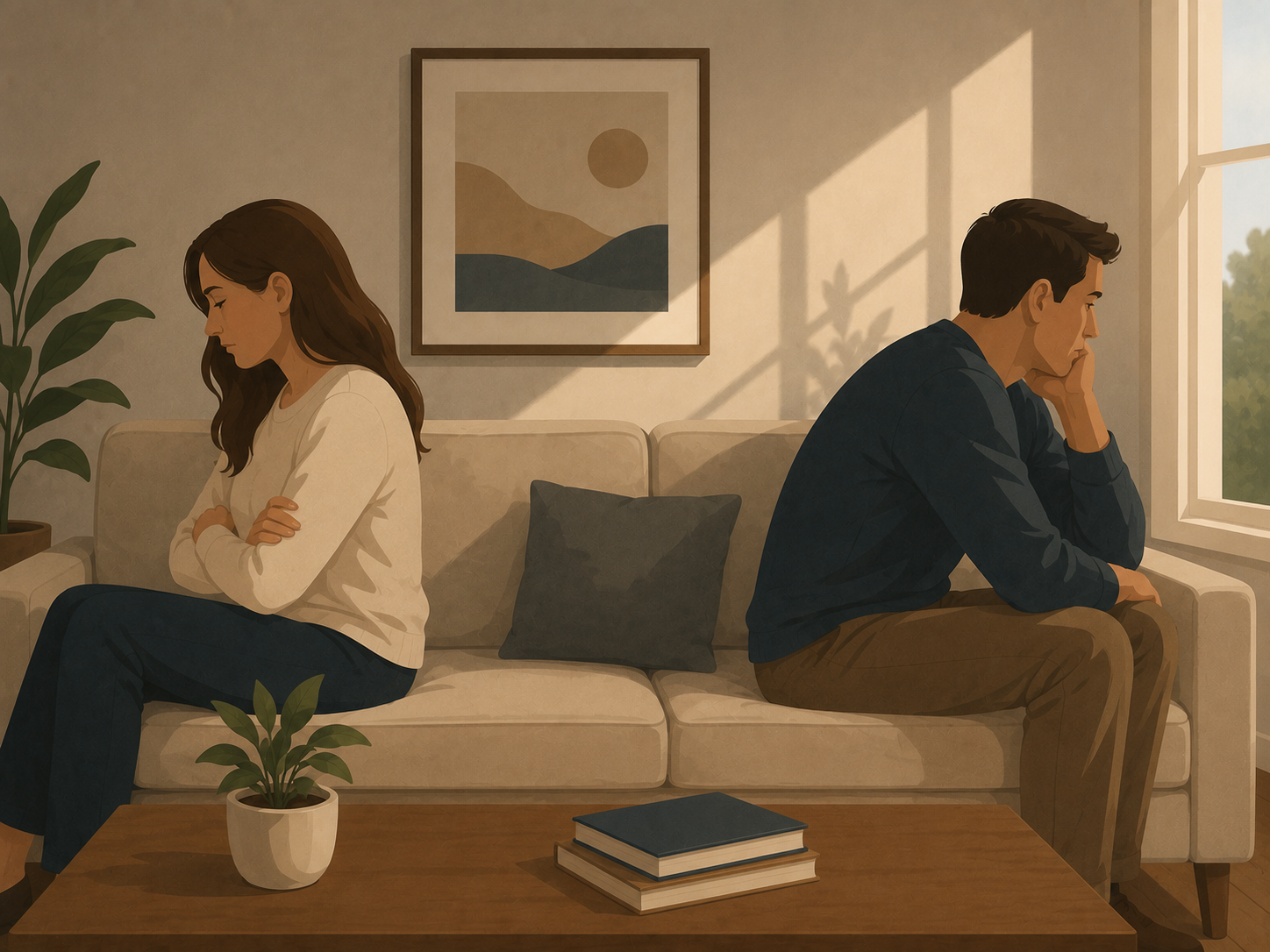 A Texas couple considering a divorce