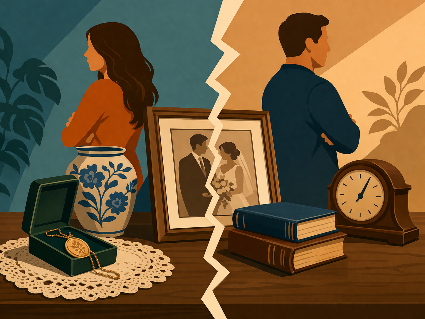 A Texas couple fighting over family heirlooms in divorce