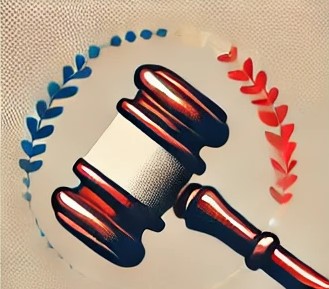 Gavel falling, representing a final decree of divorce in Texas