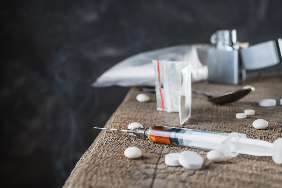 drugs on table