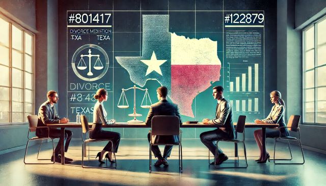 Professional imagery depicting Texas mediation.