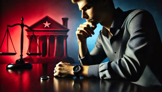 Texas man considers divorce.