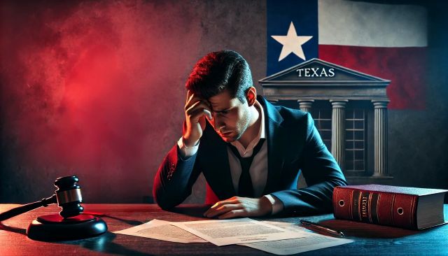 Image representing a Texas man going through the legal process of being falsely accused of sexual assault.