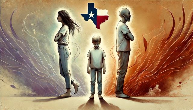 Image representing co-parenting with a narcissist in Texas.
