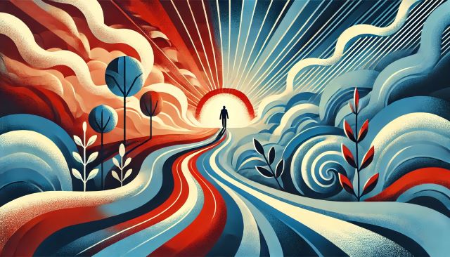 Image representing personal growth and renewal after a Texas divorce is finalized.