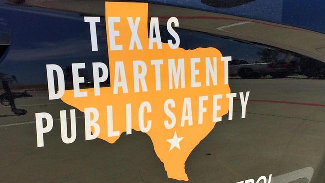 Texas Department of Public Safety logo on a window