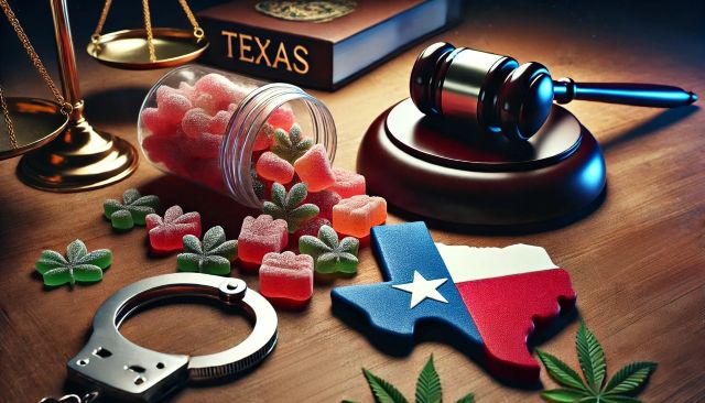 Image representing THC gummy crimes in Texas.