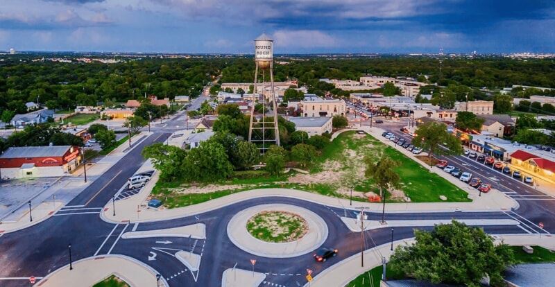 Aerial view of Round Rock TX